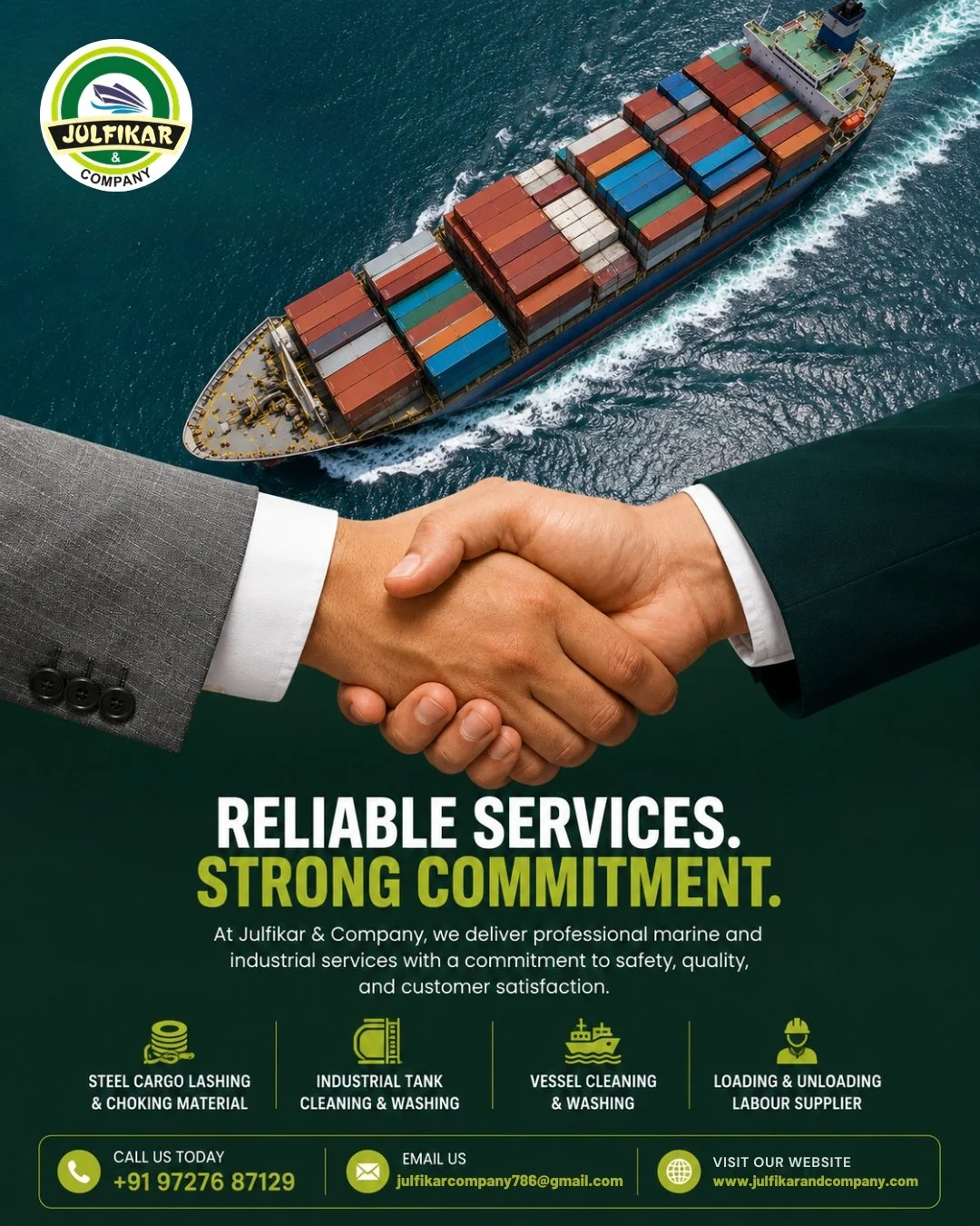 Reliable Services, Strong Commitment: Navigating Maritime Operations at Kandla & Mundra